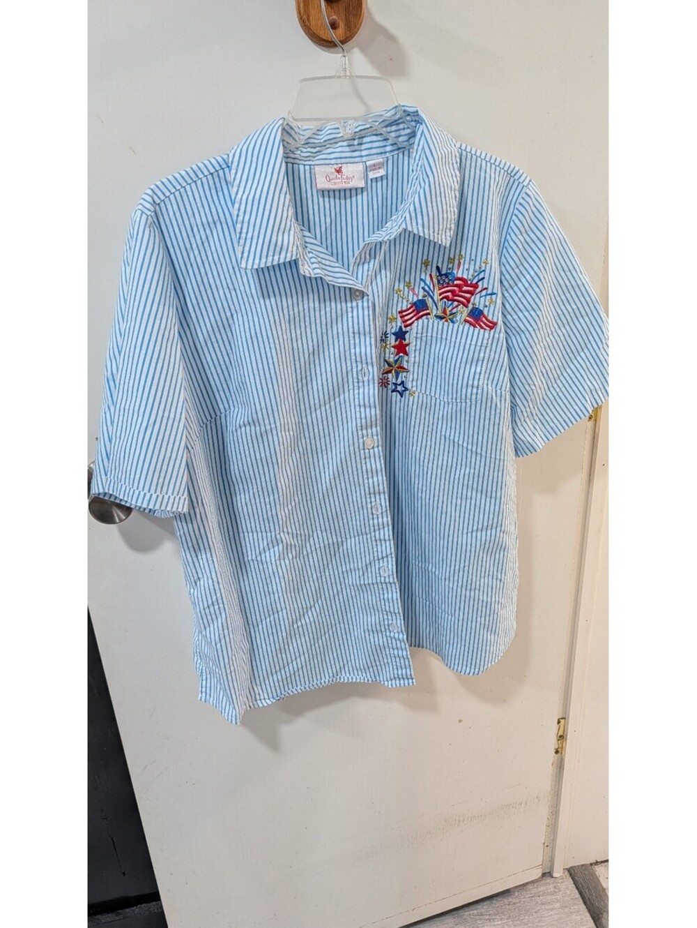Quacker Factory by Jeanne Bice Striped Short sleeve